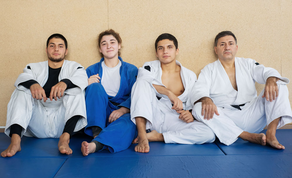 Judo fighters